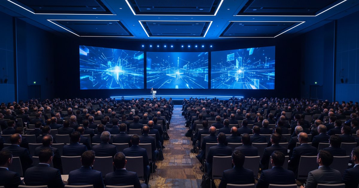 Ejecutivos reunidos en America Digital México 2026 analizando la IA como motor del negocio