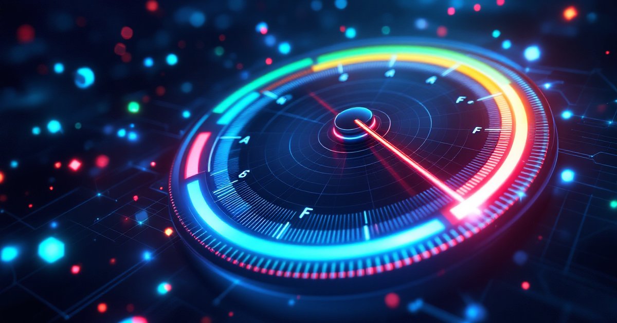 Panel de puntuación de auditoría IA mostrando calificaciones digitales de A a F para pequeños negocios