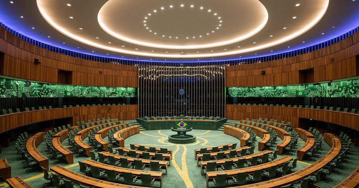 Cámara de Diputados de Brasil debatiendo el proyecto de ley de inteligencia artificial PL 2338/2023 en 2026